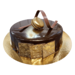 golden plates Mousse cake