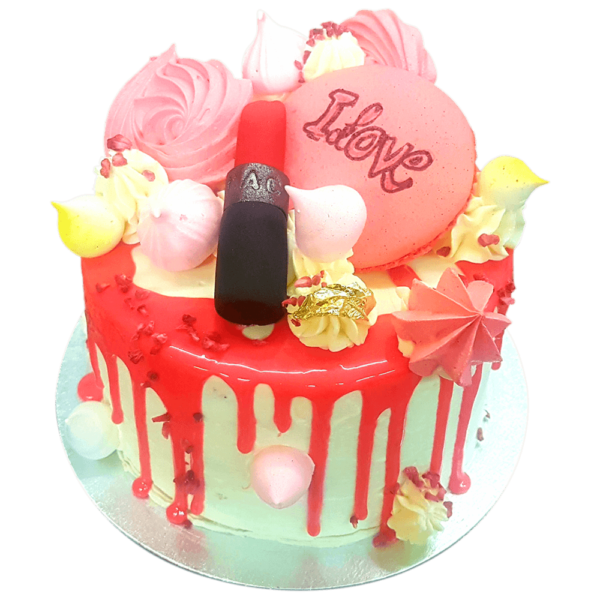 Lipstick Tango Cake