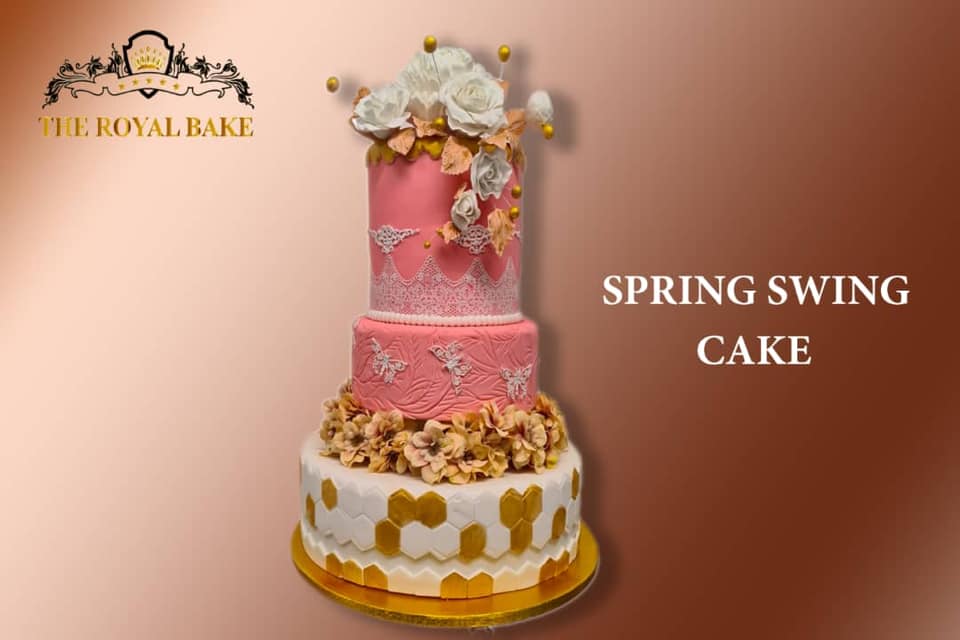 spring swing cake post