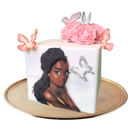 Cube cake African
